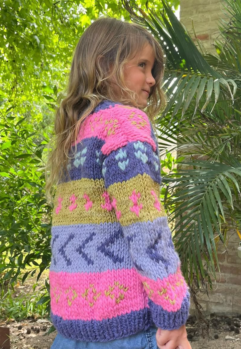 Buzo de lana tejido a mano.